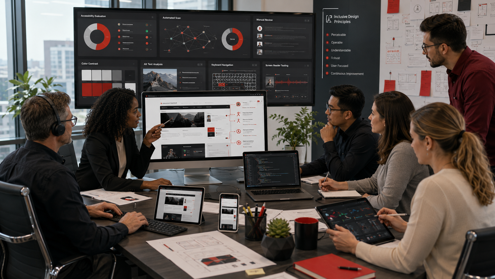 Collaborative accessibility design meeting