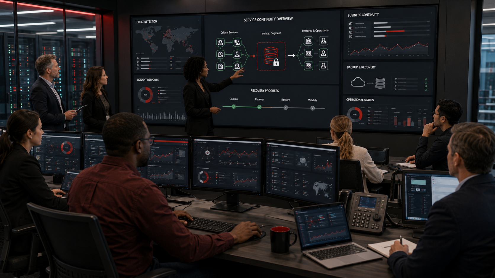 Cybersecurity operation in progress