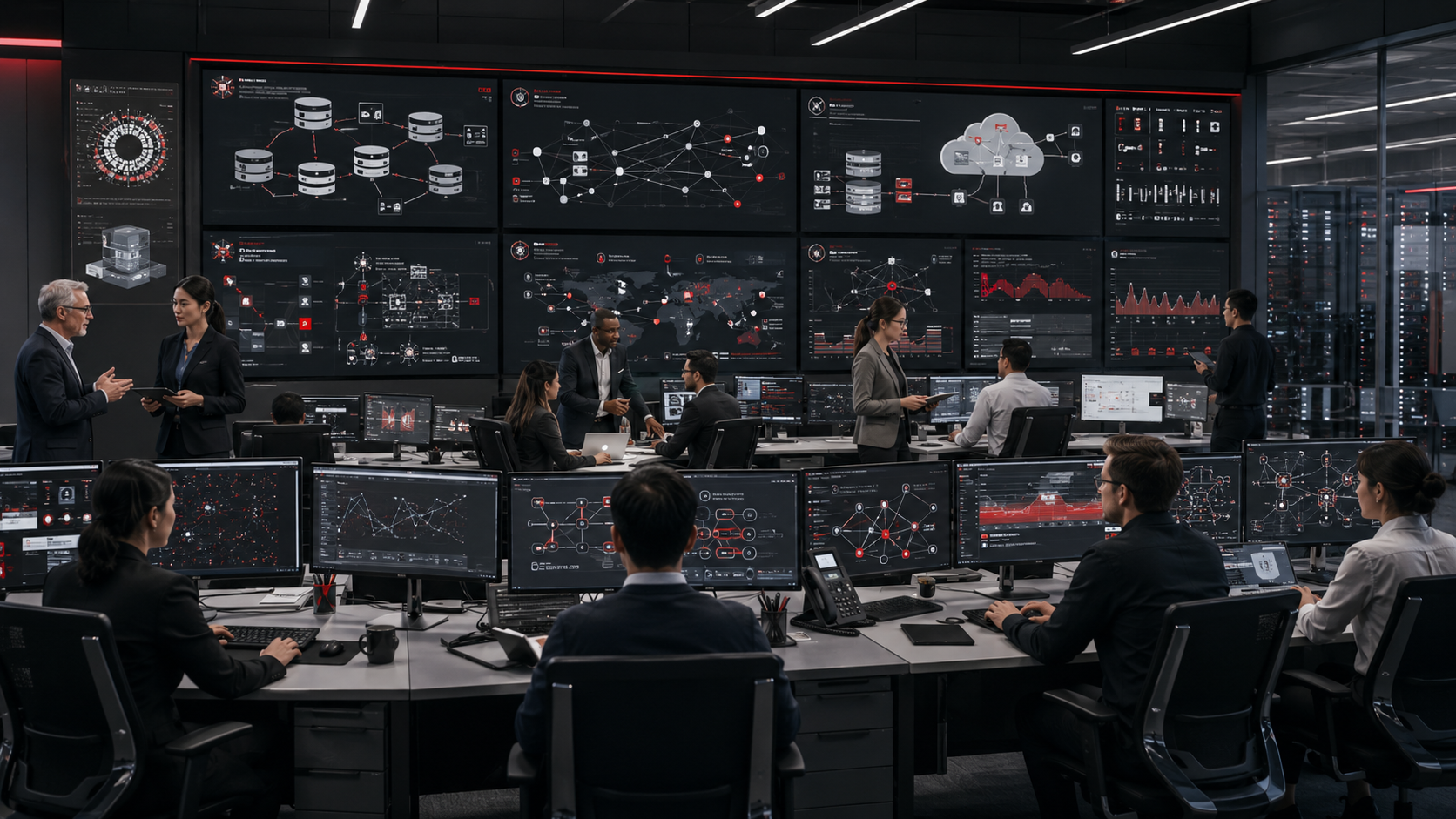 Data engineers and database specialists managing enterprise information systems